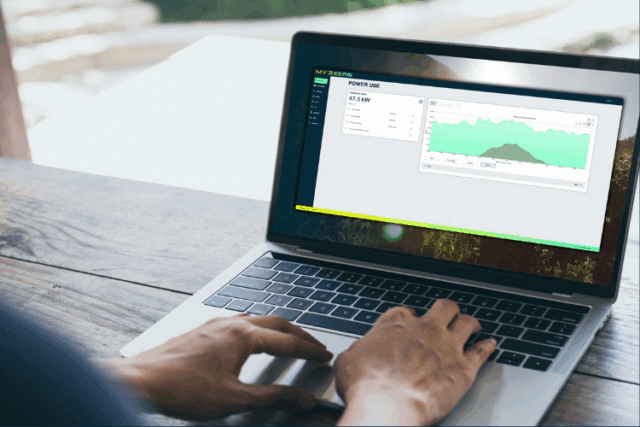 MY ZEERO dashboard screen